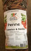 Penne tomates & basilic