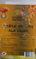 Crêtes de coq aux cèpes