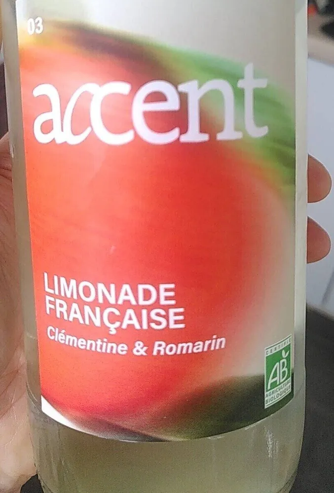 LIMONADE FRANÇAISE Clémentine & Romarin