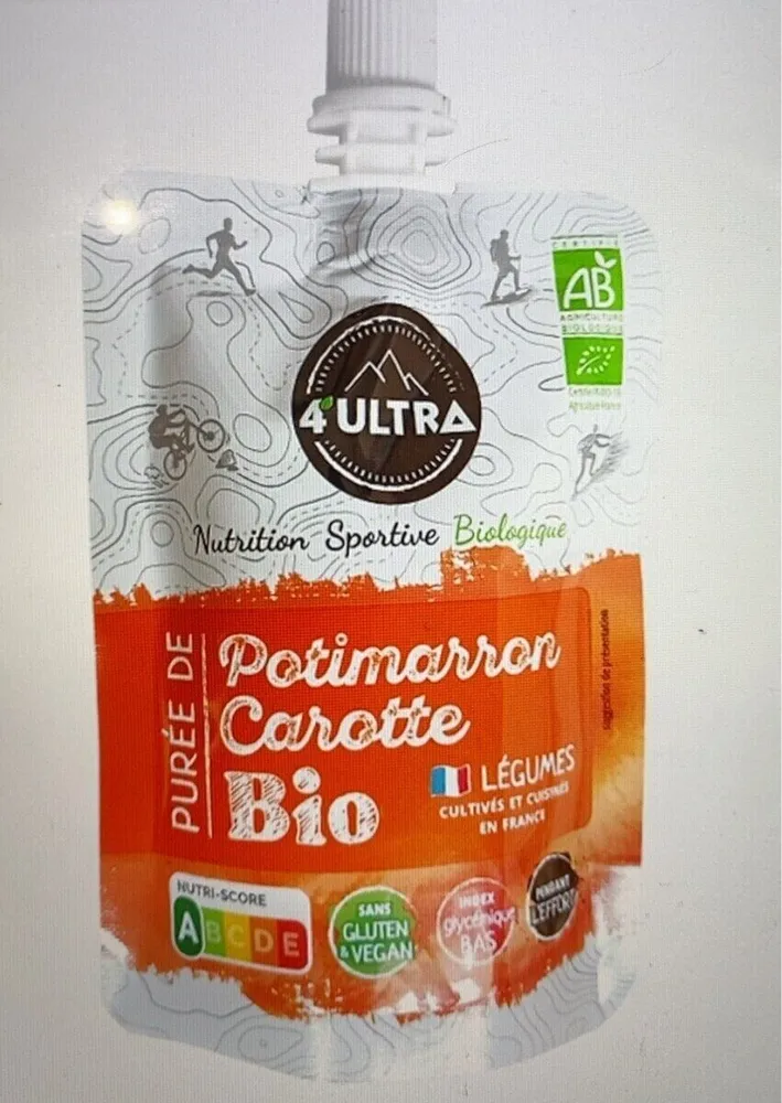 Purée  de potimarron carotte bio