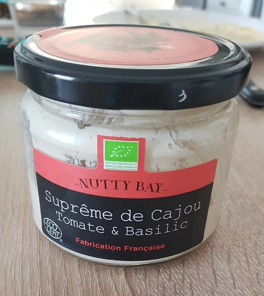 Suprême de cajou tomate et basilic Nutty BAY