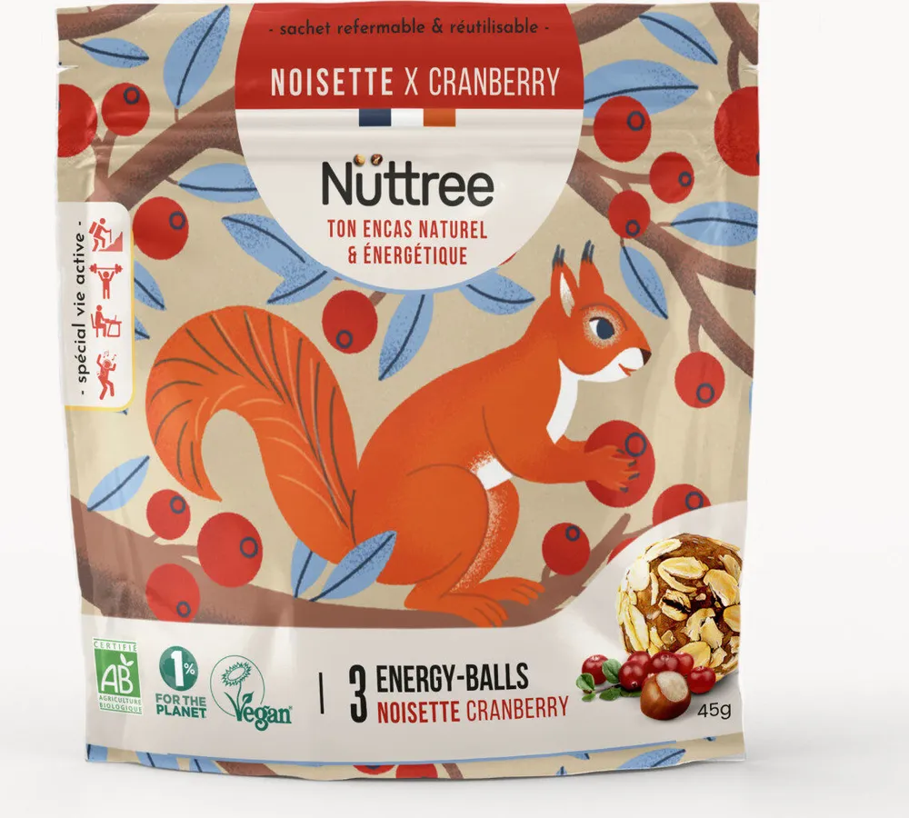 Energy-balls Noisette Cranberry