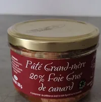 Pâtée grand mère fois gras de canard