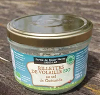Rillettes de volaille Bio