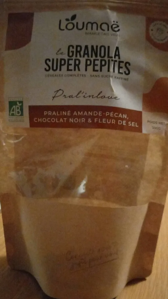 Le granola super pépites Pral'inlove