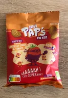 Chips bio lentilles corail et tomate