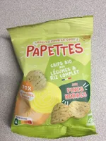 Chips BIO aux légumes et riz complet, aux fines herbes