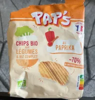 Chips bio aux legumes & riz complet