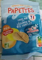 Chips bio aux légumes et Riz Complet
