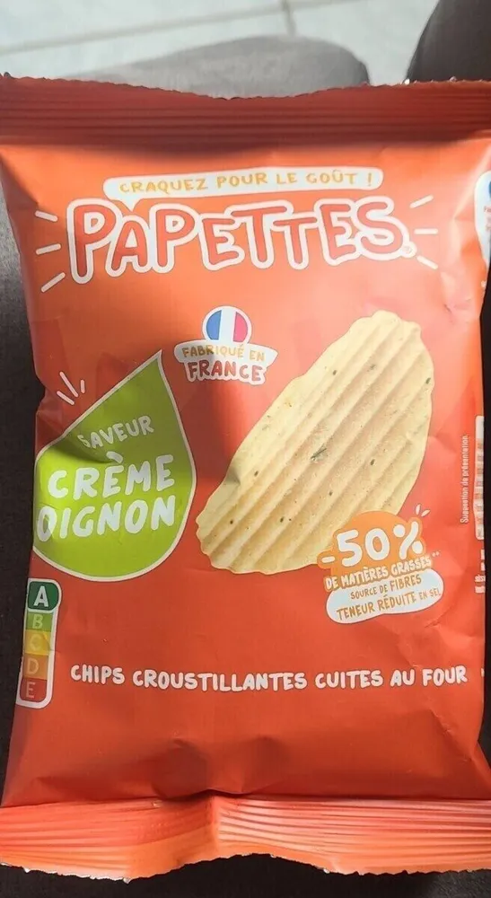 Chips creme oignon