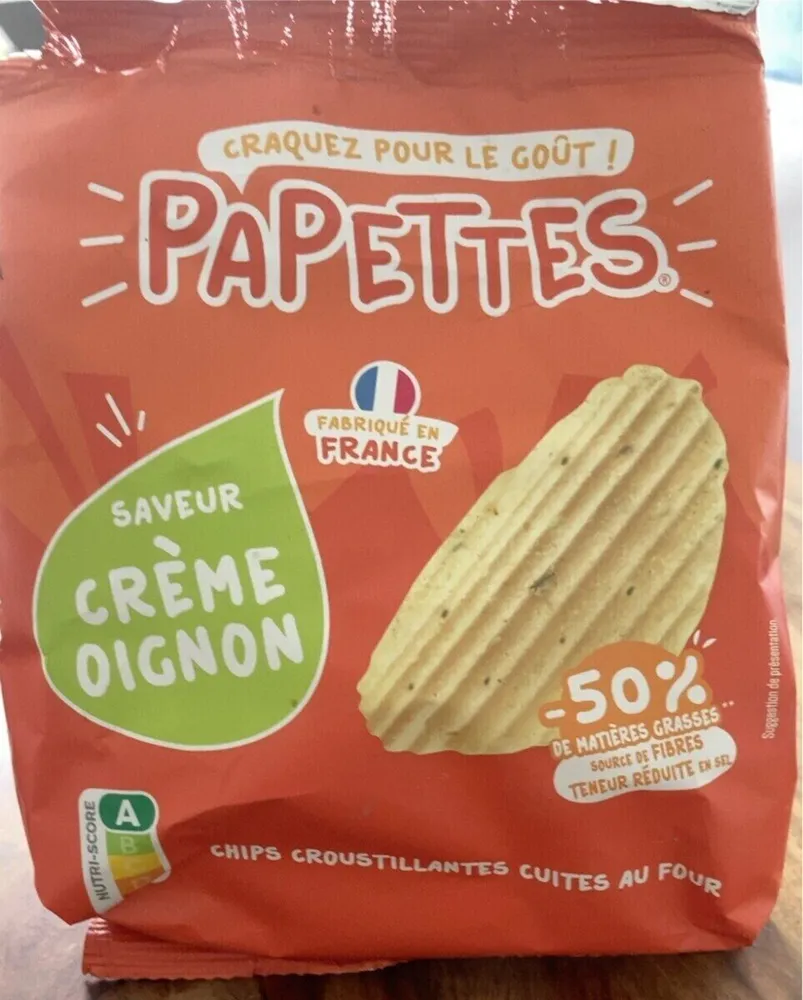 Papettes Saveur crème oignons