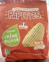 Papettes Saveur crème oignons
