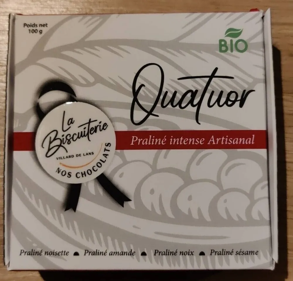 Quatuor : Praliné intense Artisanal