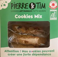 Cookies Mix Surprise (1 caramel beurre salé, 1 chocolat au lait, 1 chocolat blanc, 1 chocolat noir fleur de sel, 1 trois fruits)