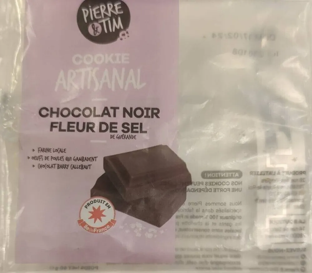 Cookie artisanal Chocolat Noir & Fleur de sel