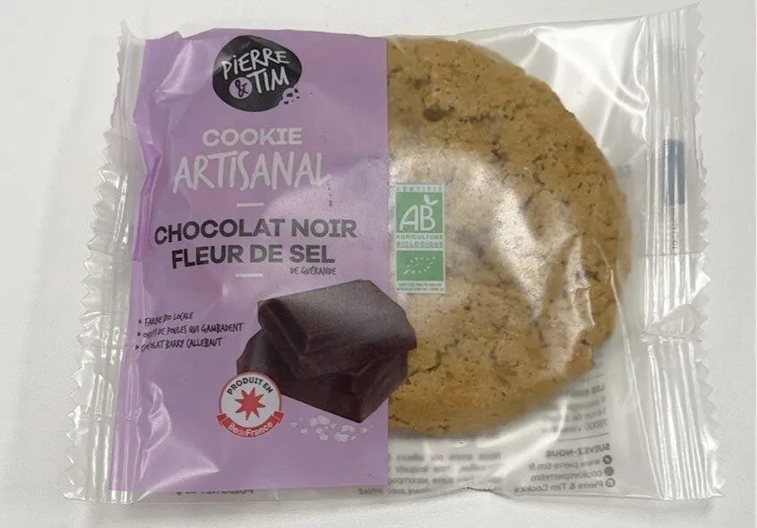 Cookie chocolat noir et fleur de sel