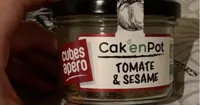 Cubes tomate et sésame