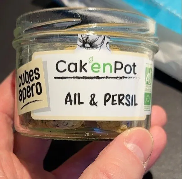 Cubes apéro ail et persil