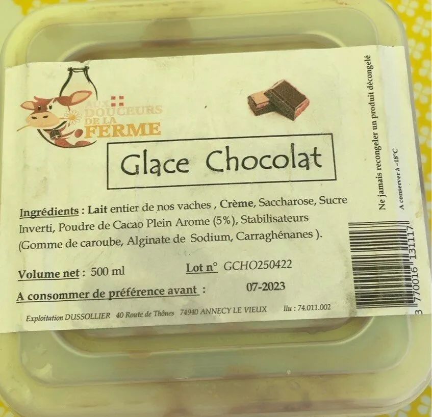 Glace chocolat