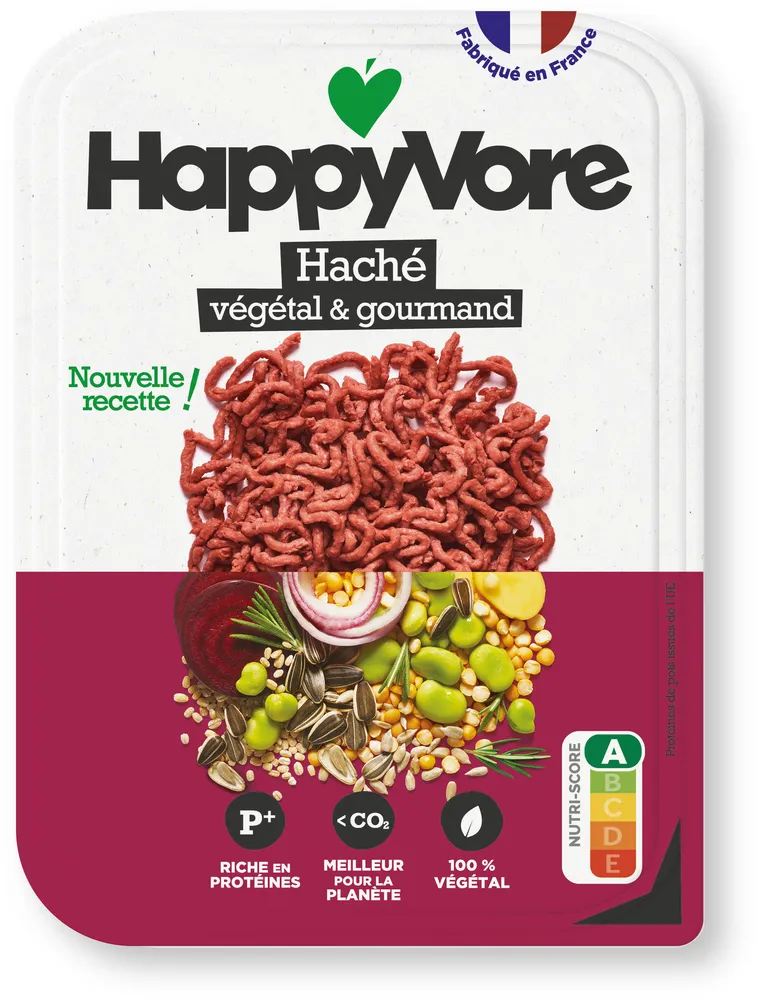 Haché végétal et gourmand