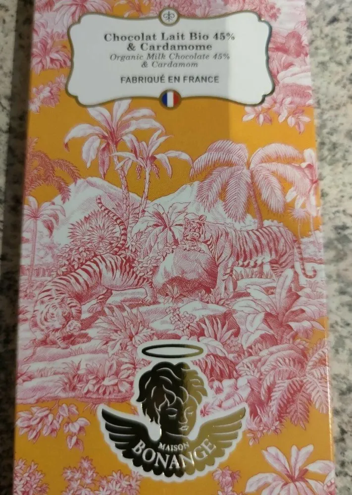 Chocolat lait bio & cardamome