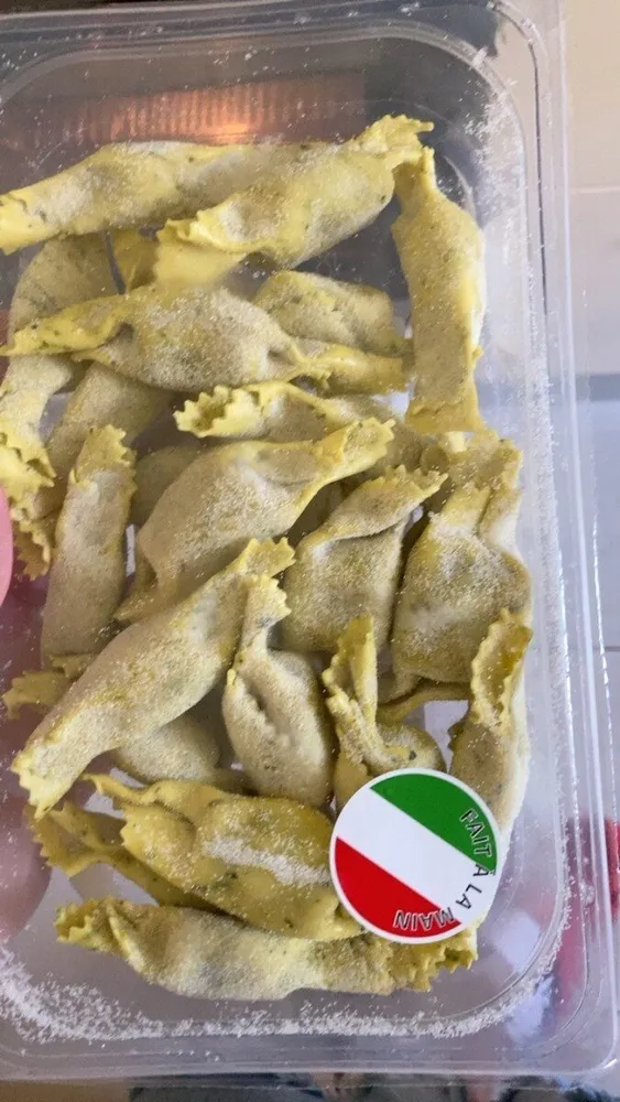 Caramelle ricotta et basilic