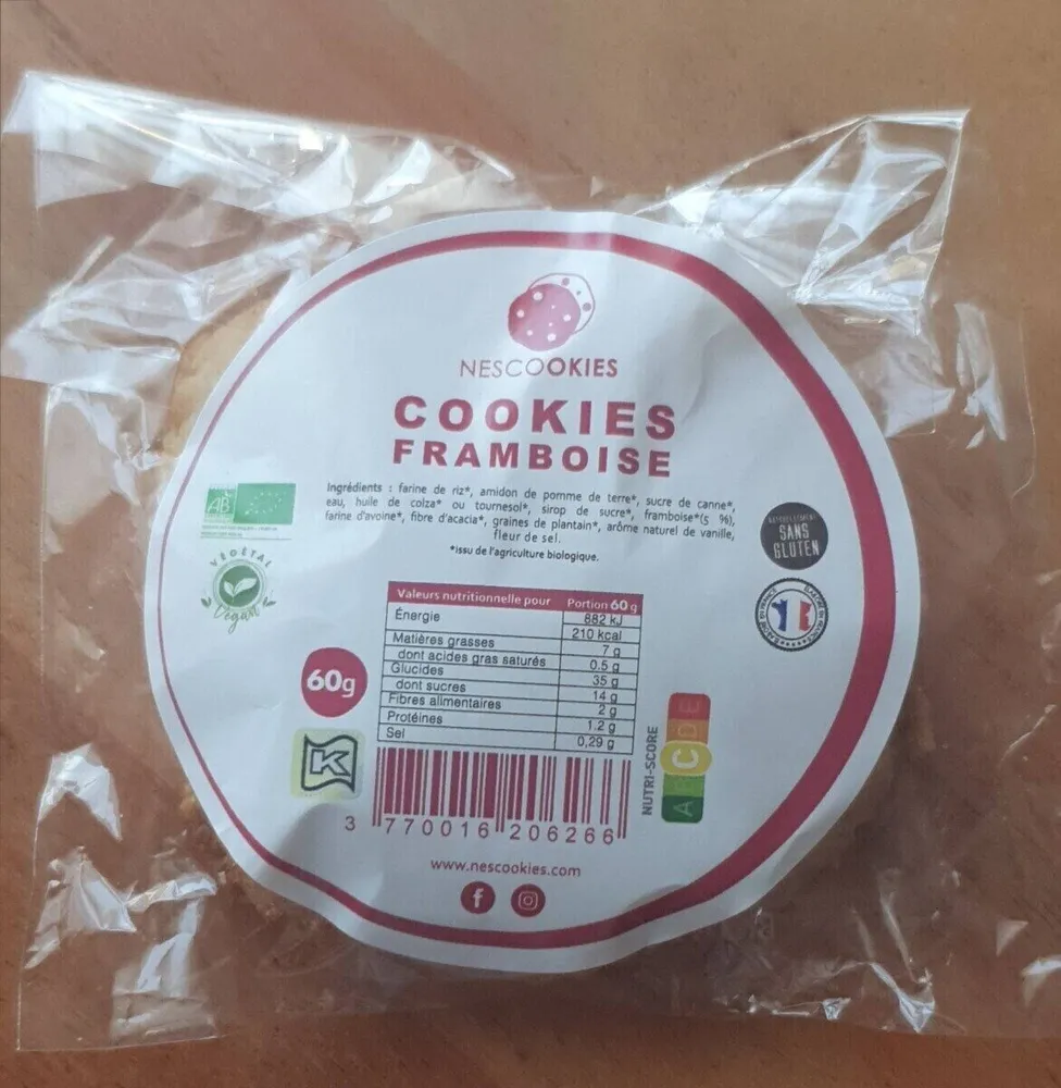Cookies framboise