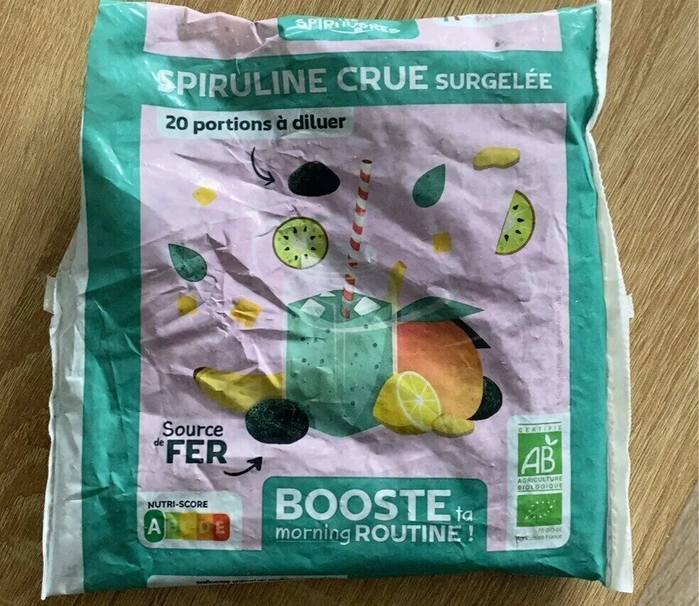 Spiruline crue surgelée