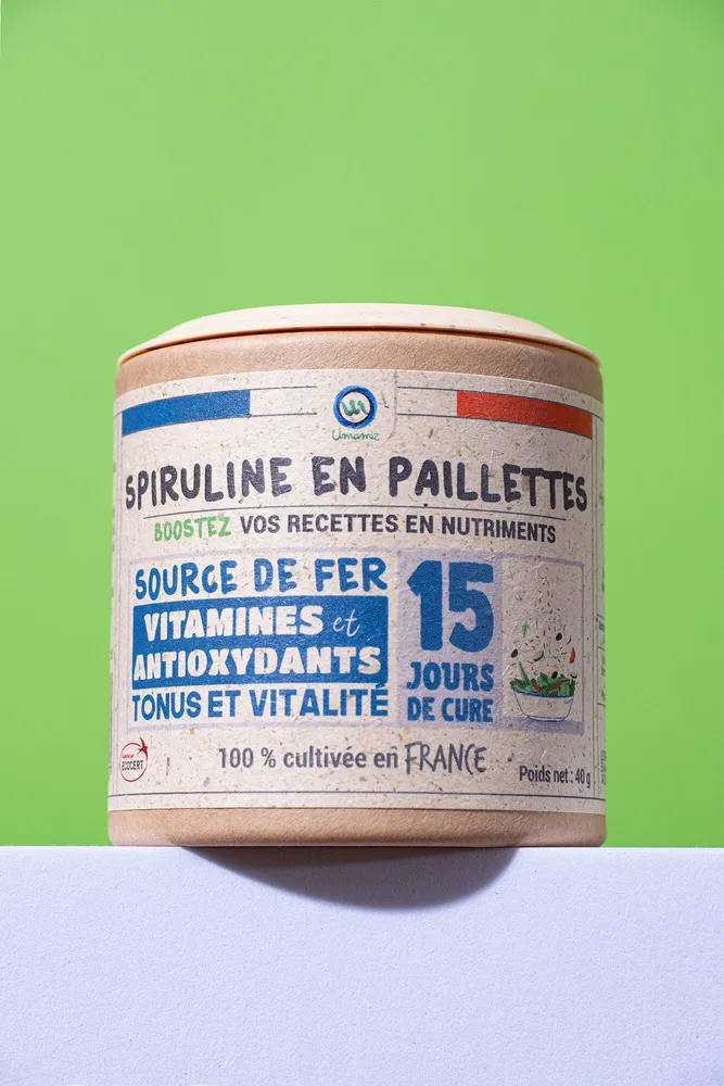 Paillettes de spiruline