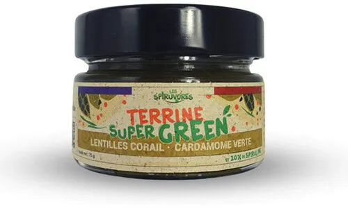 Terrines à la spiruline