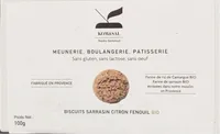 Biscuit sarrasin citron fenouil