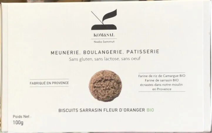 Biscuits sarrasin bio fleur d’oranger
