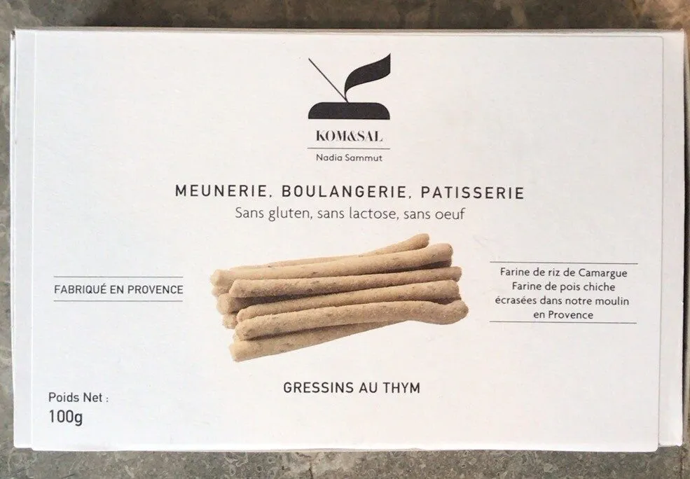 Gressins au thym