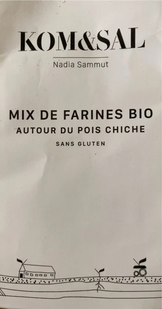 Mix de farines bio pois chiche sans gluten