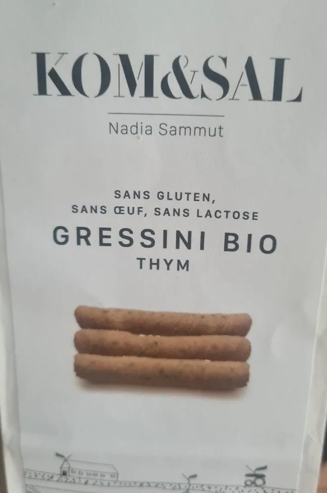 Gressins bio sans gluten kom&sal