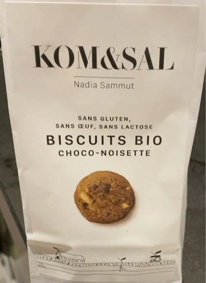 Biscuit chocolat noisettes bio