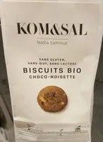 Biscuit chocolat noisettes bio