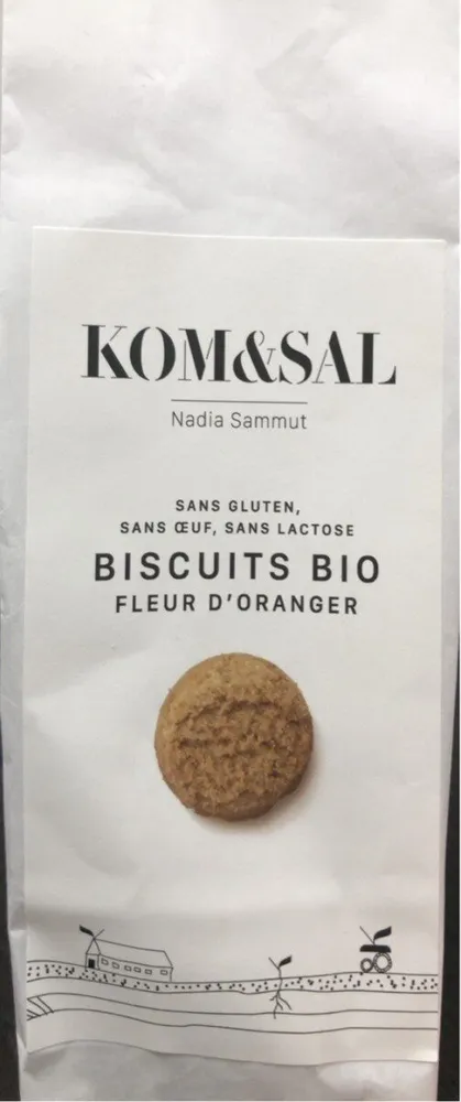 Biscuit bio fleur d’oranger