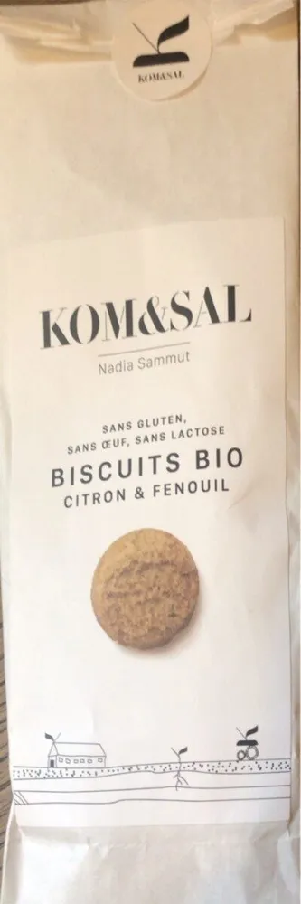 Biscuits bio citron&fenouil