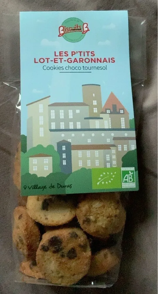 Cookies choco tournesol