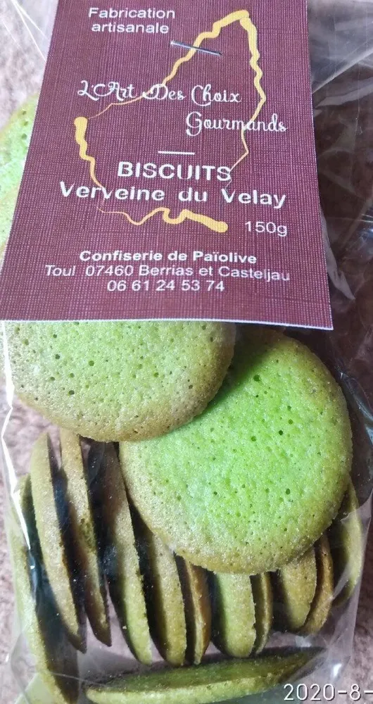 Biscuits Verveine du Velay