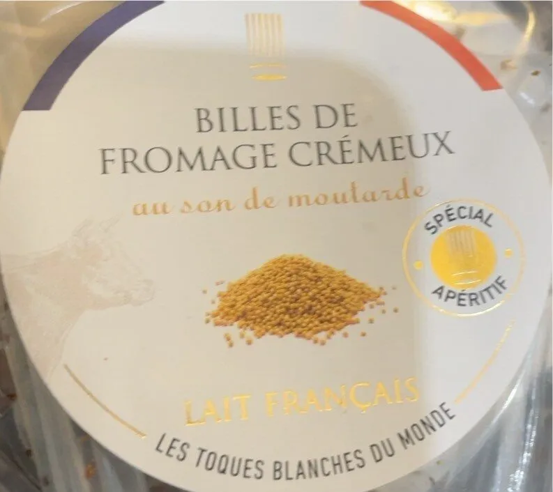 Billes de fromage moutarde