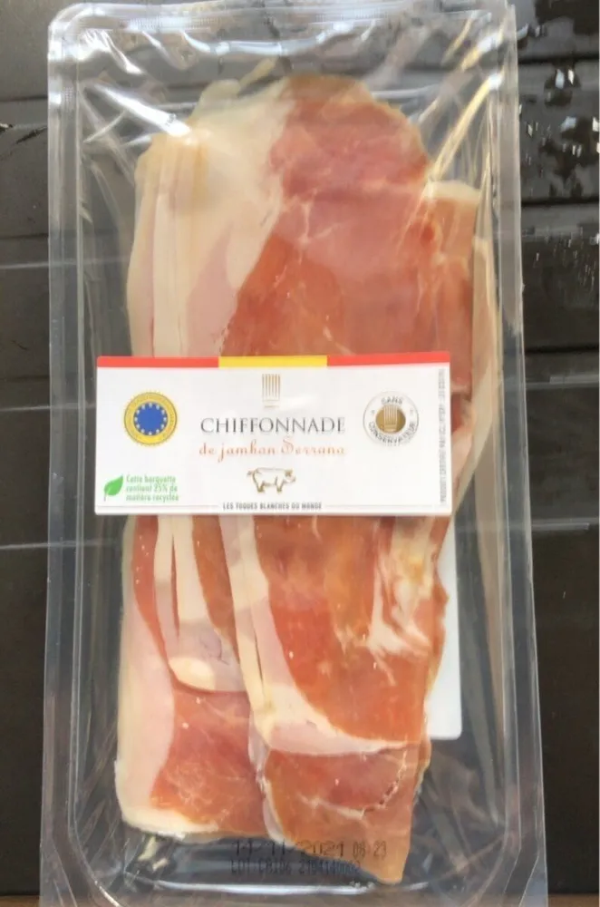 Chiffonnade de jambon serrano