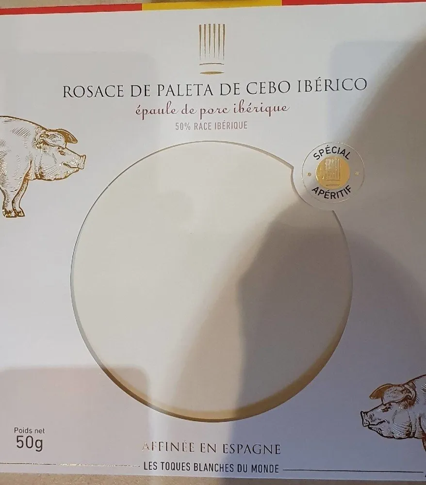 Rosace de paleta de cebo ibérico