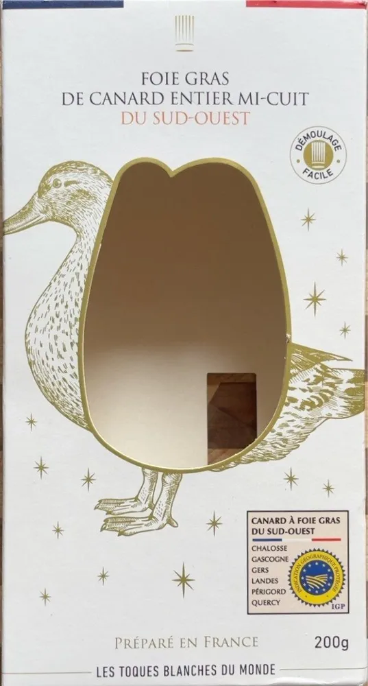 Foie gras de canard entier