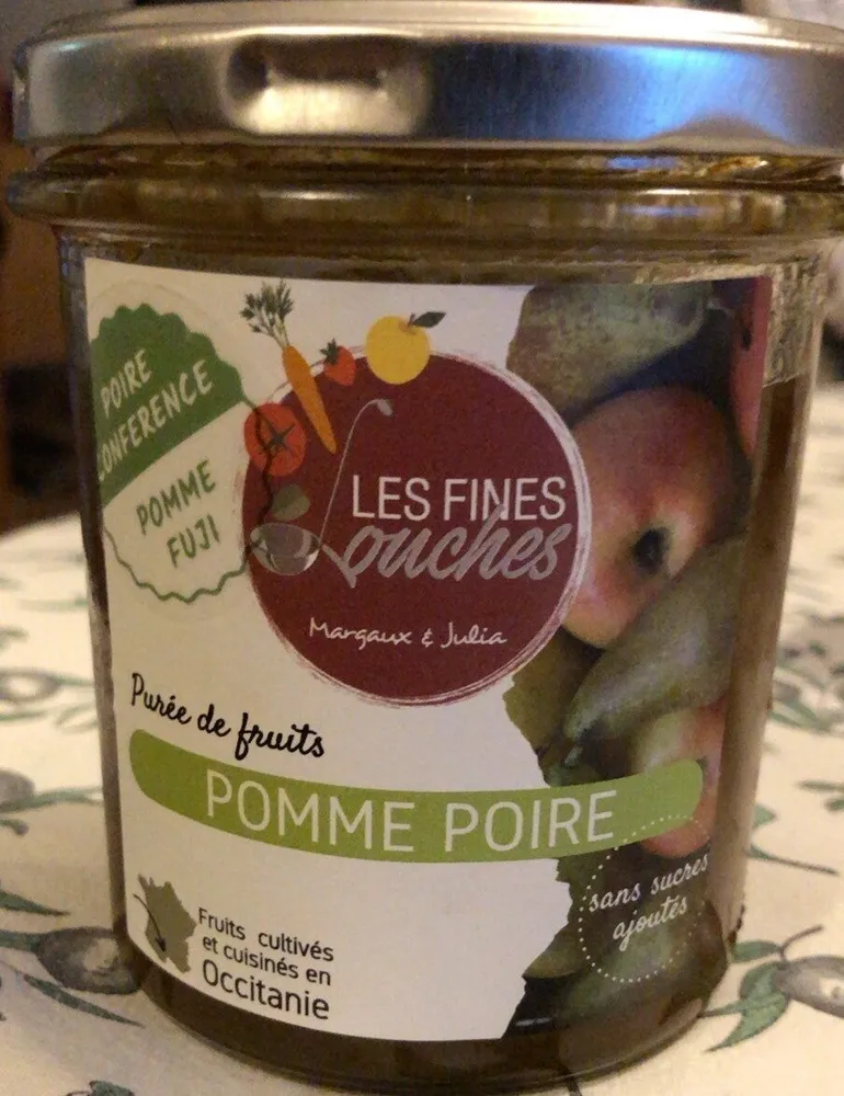 Puree de fruit pomme poire