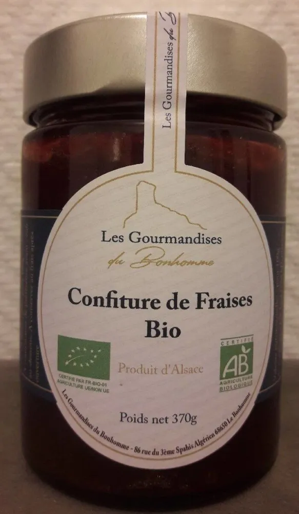 Confiture de fraises Bio