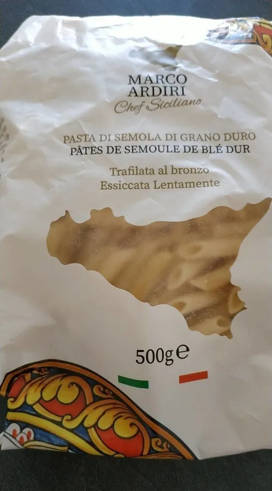 Pâtes de semoule de blé dur