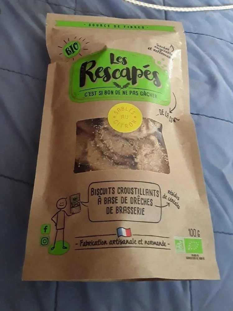 Biscuits croustillants au citron