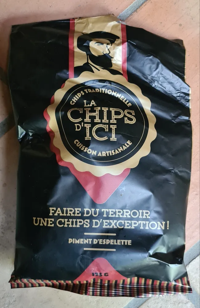 Chips artisanale au piment d’espelette